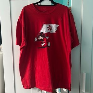 Toronto Raptors Mickey Mouse T-shirt Size 3XL